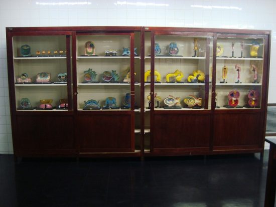 imagem das peças sintéticas do Museu de Embriologia
